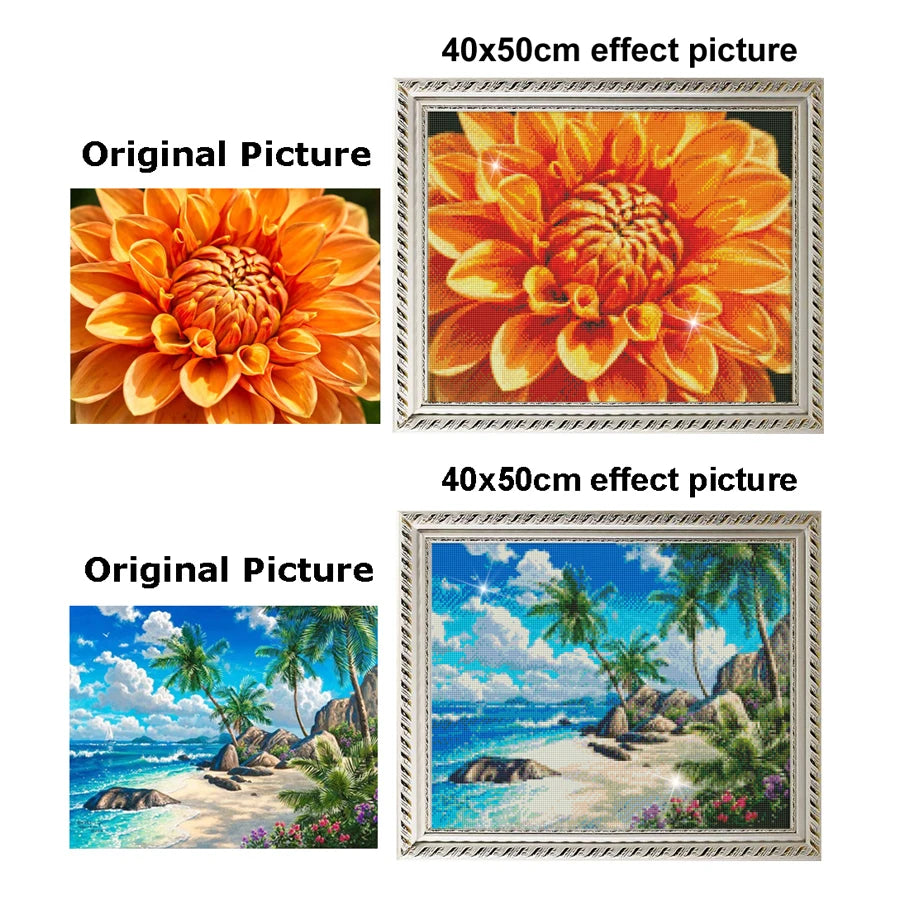 Butterfly Bloom – Floral Diamond Painting Kit
