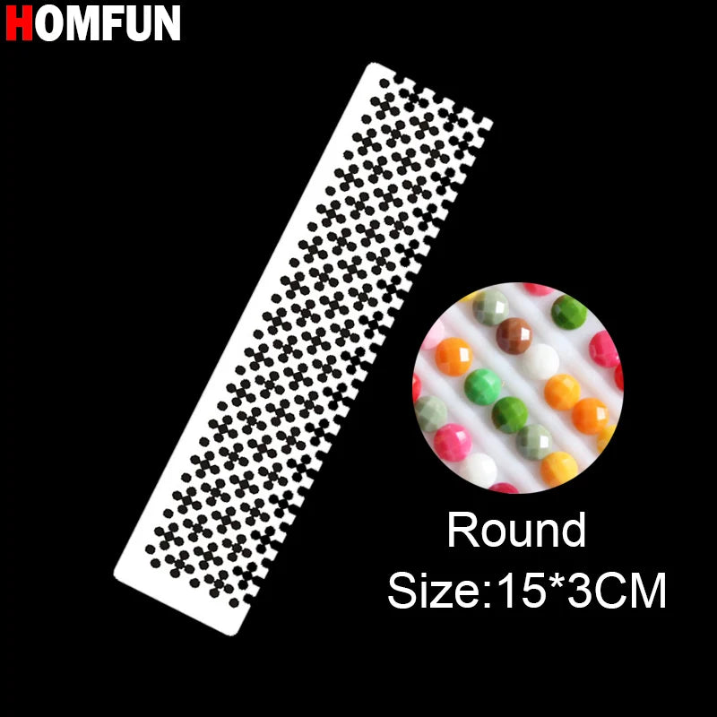HOMFUN Stainless Steel Diamond Painting Grid Ruler