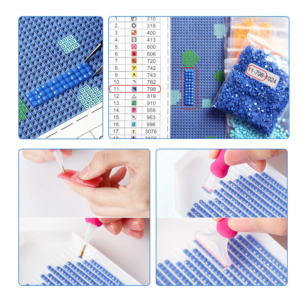 Kaleidoscope Gaze Diamond Painting Kit