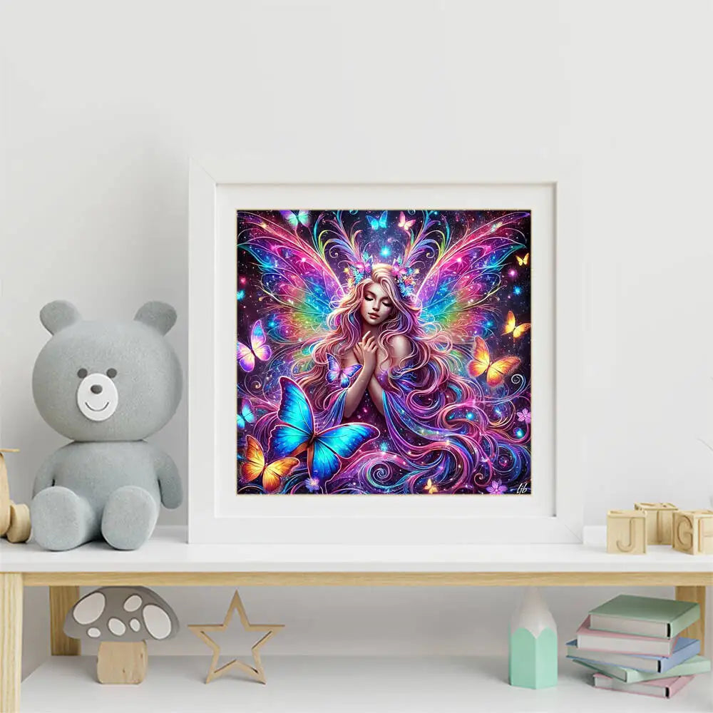 Butterfly Reverie Fairy Diamond Painting Kit