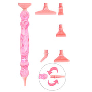 TwistTip Resin Diamond Painting Pen – Metal or Plastic Tip Options option D Pink Plastic Tips