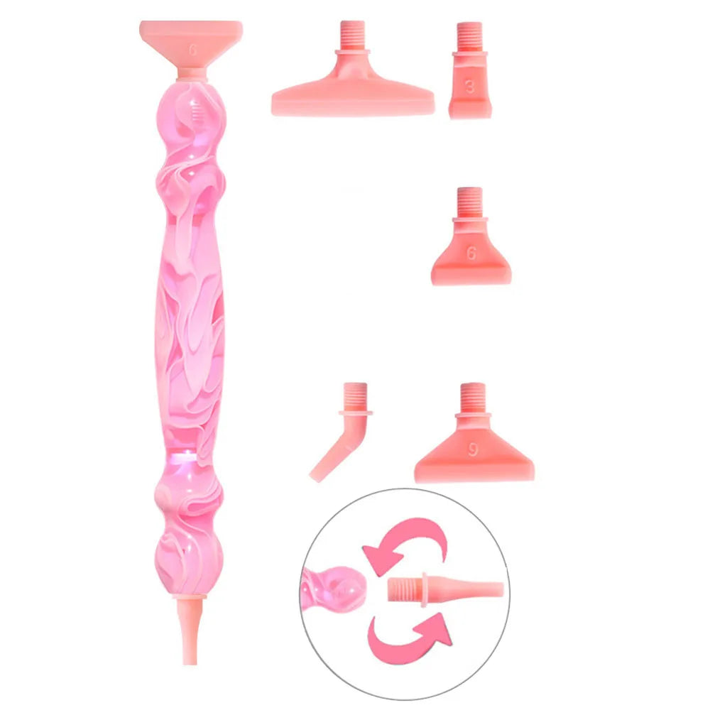 TwistTip Resin Diamond Painting Pen – Metal or Plastic Tip Options