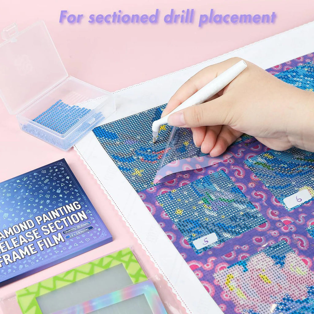 Reusable Diamond Painting Alignment Frames – 6 or 12 Pieces