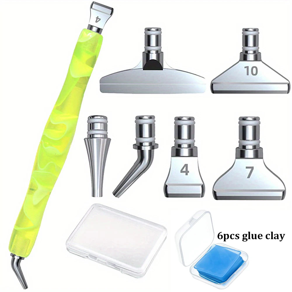 SparkCraft Resin Diamond Painting Pen & Metal Tip Set