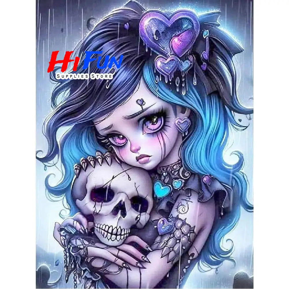 Twilight Dolls – Gothic Character Collection Diamond Painting Kit