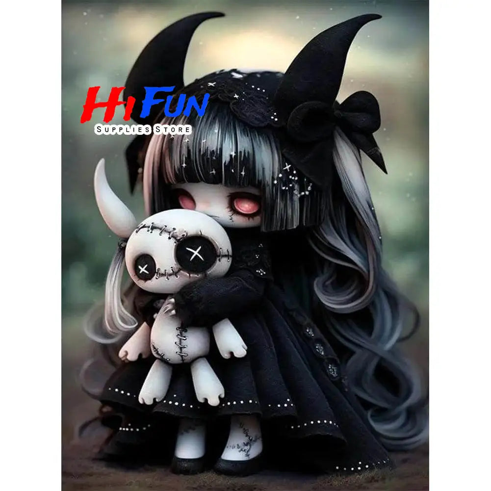Twilight Dolls – Gothic Character Collection Diamond Painting Kit