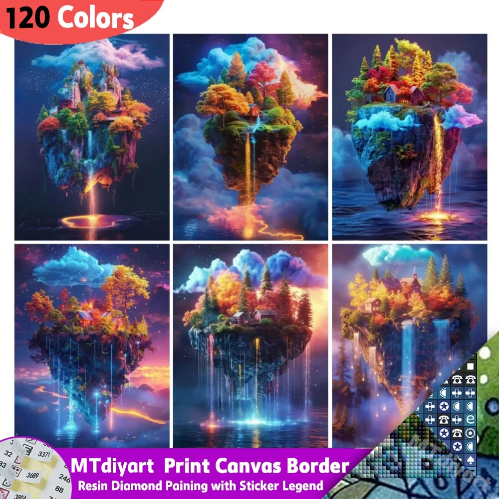 Storybook Sanctuaries – 120-Color Velvet Canvas Diamond Painting Collection