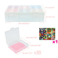 ColorStation 30-Piece Diamond Painting Tray Set