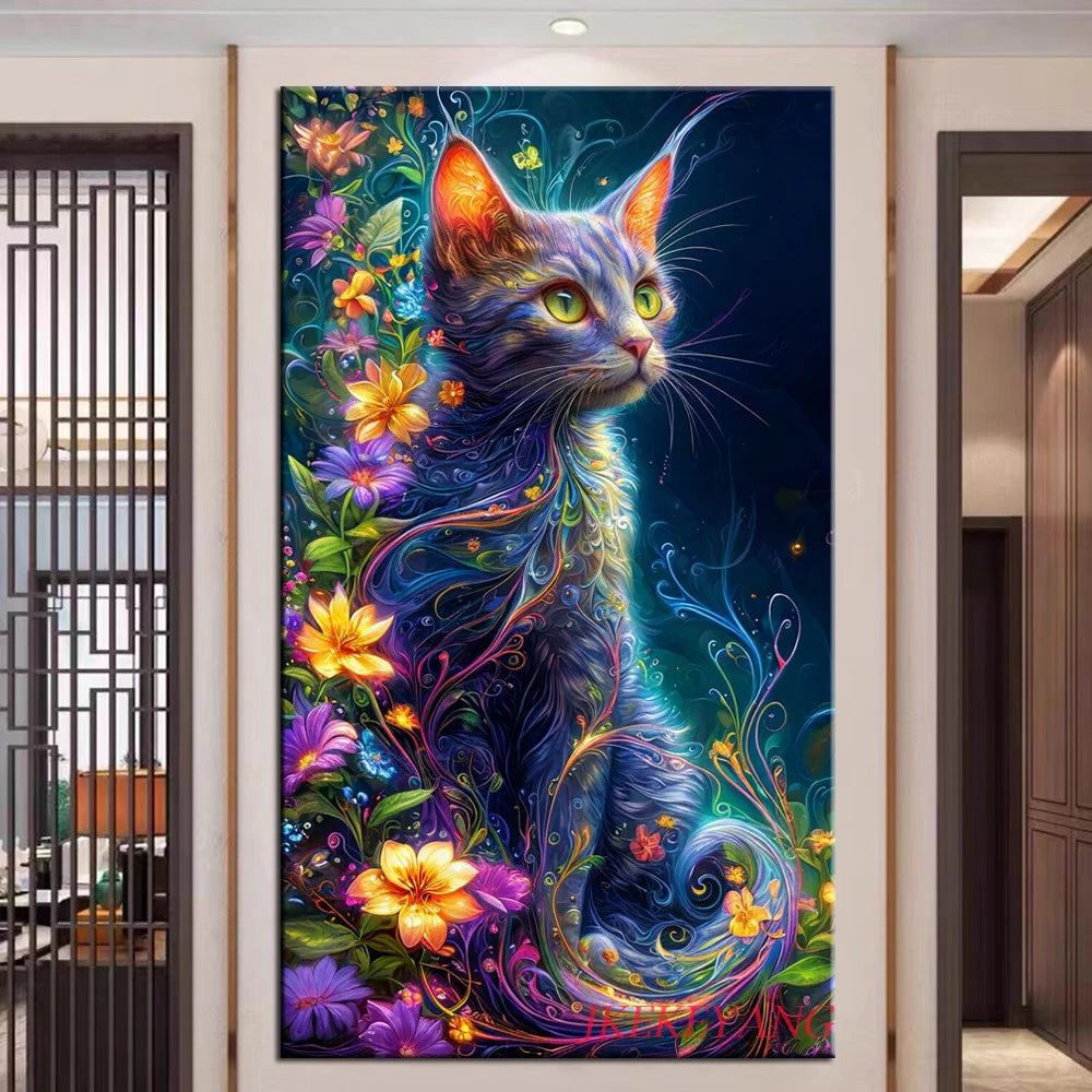 Wild Bloom Animal Collection Diamond Painting Kit