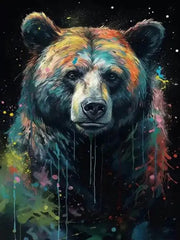 Prismatic Wildlife – AB & Fairy Dust Diamond Painting Kit artwork design A