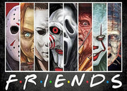 Fright Night Horror Collage Diamond Painting Collection – 6 Designs artwork design XYHK82-4