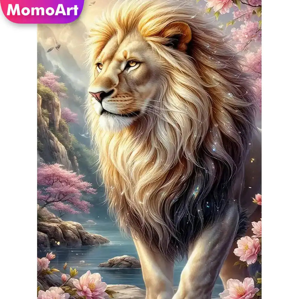 Lionheart Majesty – Lion Diamond Painting Kit