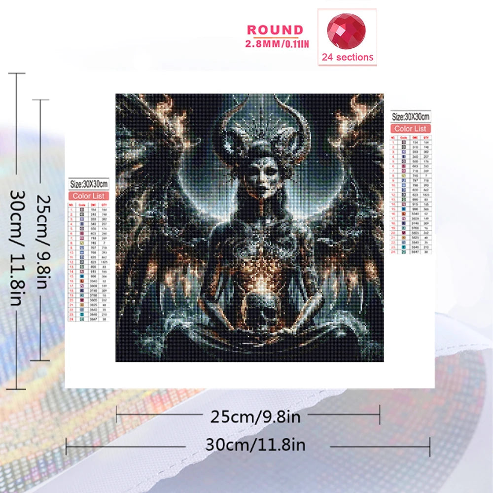 Queen of Shadows – Dark Fantasy Diamond Painting Kit