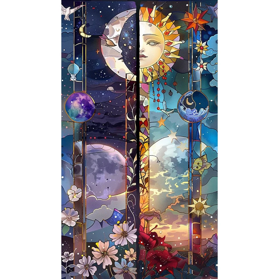 Sun & Moon Landscape Diamond Painting Collection