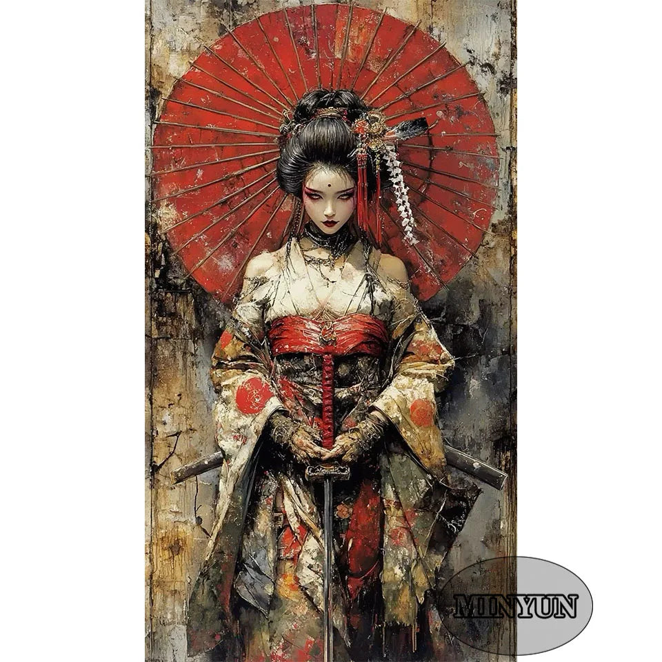 Kimono Reverie – Japanese Beauty Diamond Painting Collection