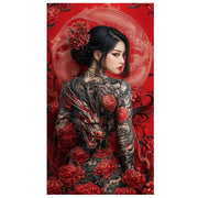 Sakura & Dragons – Japanese Fantasy Diamond Painting Collection artwork design PDL4058
