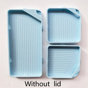Stack & Sort – 3-Piece Interlocking Diamond Painting Trays option blue