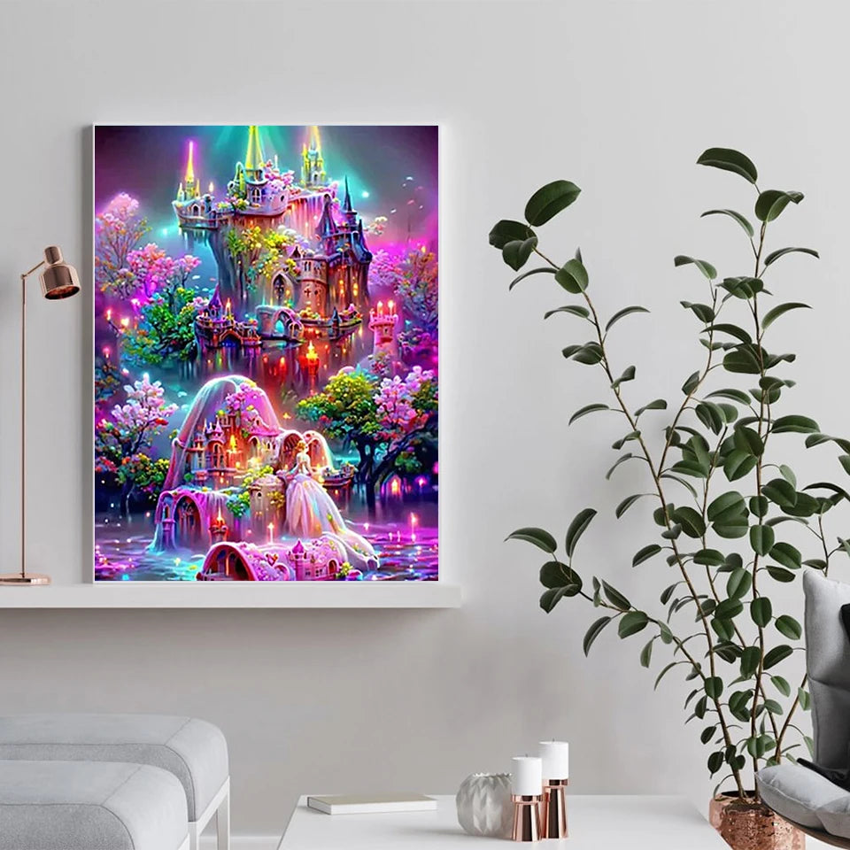 Fairytale Hideaways – AB & Fairy Dust Castle Collection Diamond Painting Kit