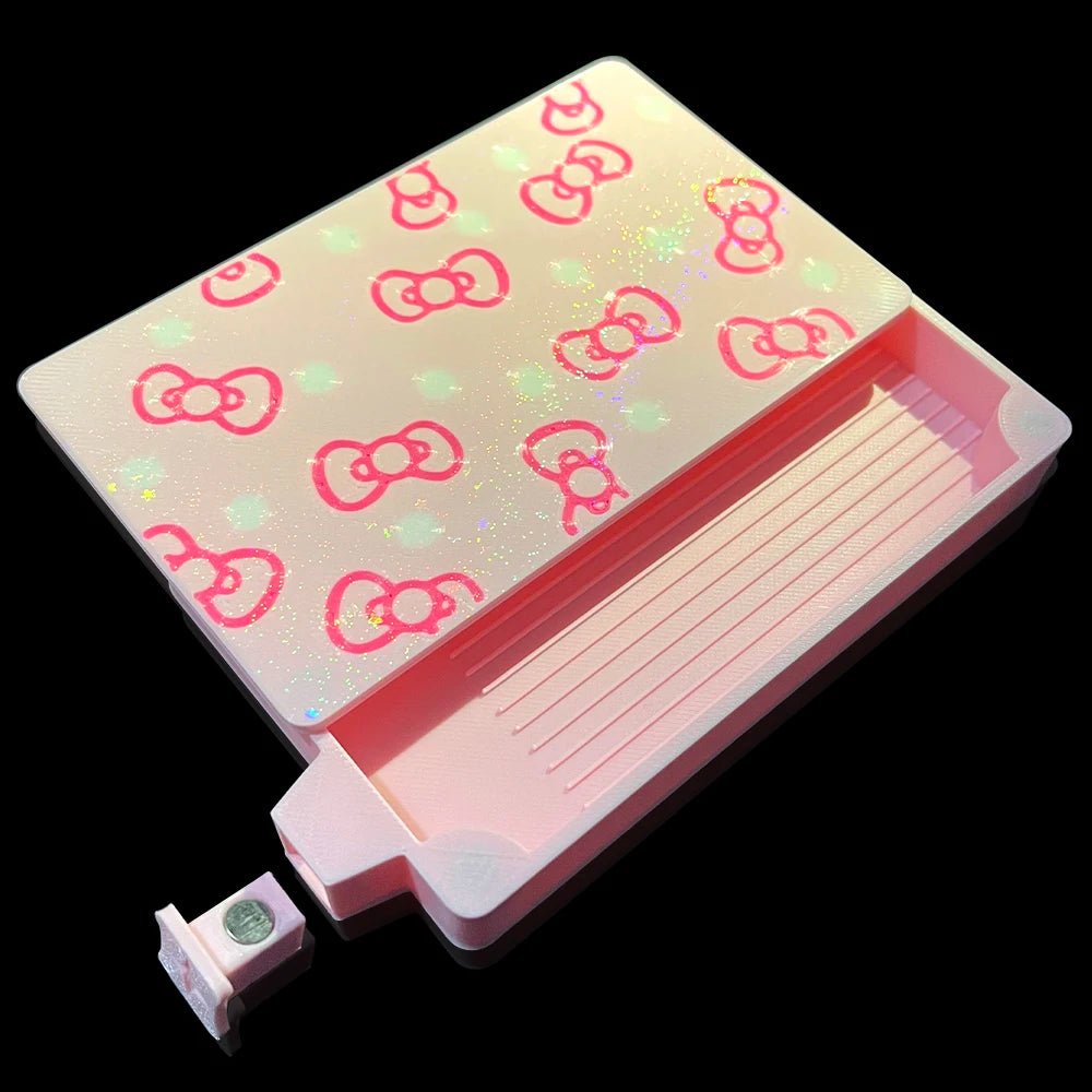 Blush Bow – Magnetic-Lid Diamond Painting Tray