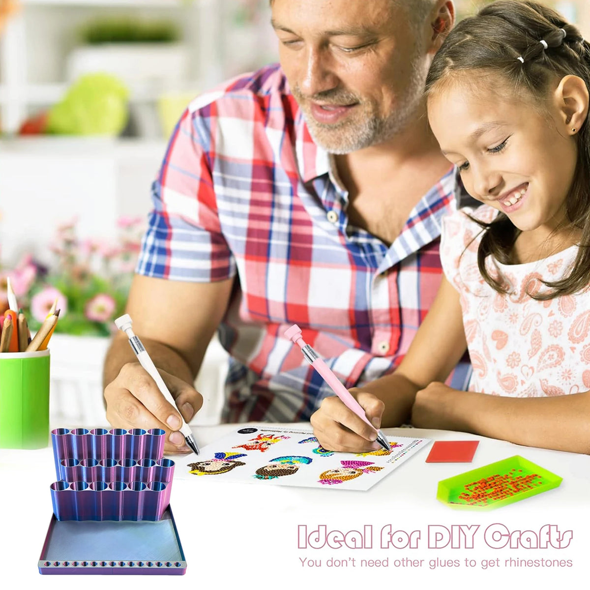 PrismDesk Diamond Painting Pen Holder & Tool Organizer
