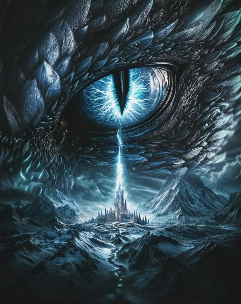 Dragon's Gaze Diamond Painting Kit