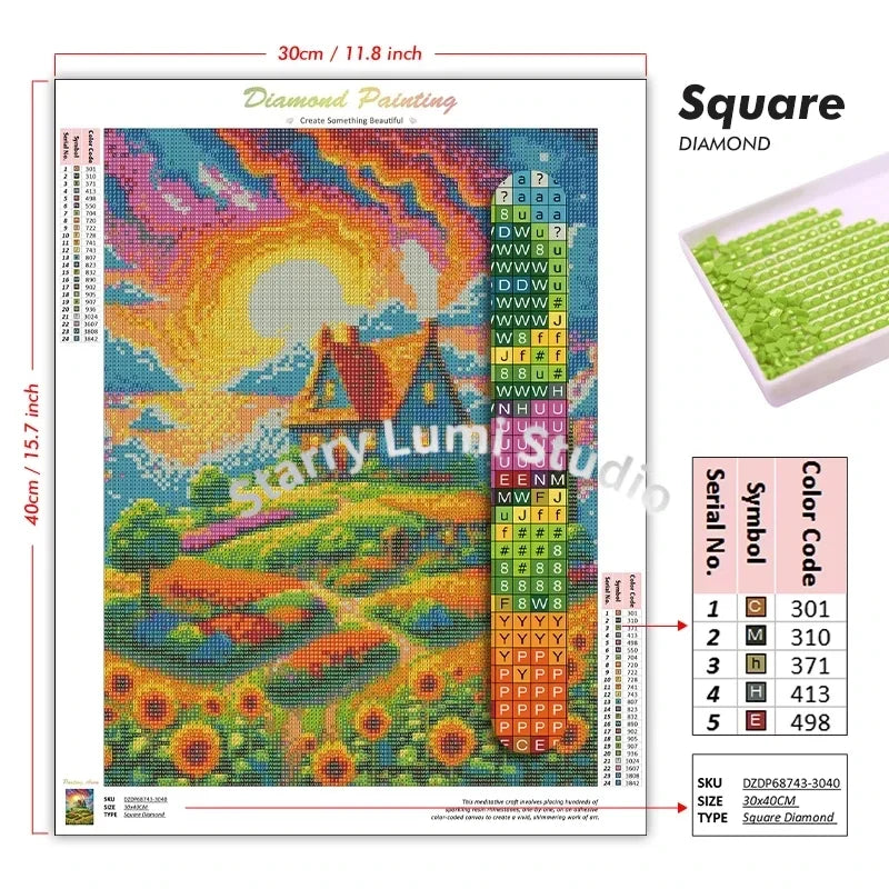 Fallen Grace – Demon Angel Diamond Painting Kit