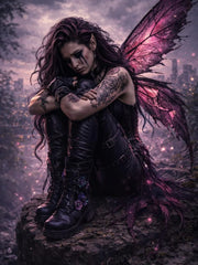 Wings of the Fallen – AB Diamond Painting Collection artwork design W360-4