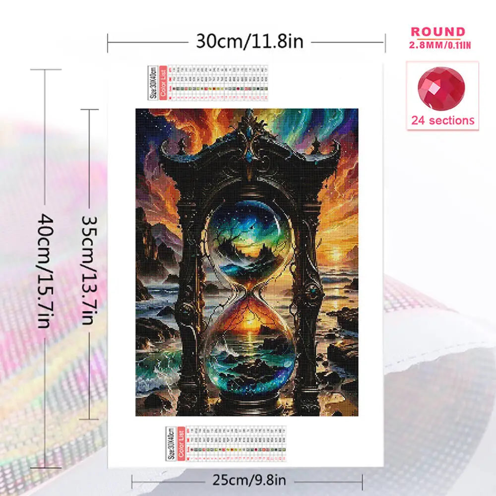 Sands of Sunset – Seaside Hourglass Diamond Painting Kit