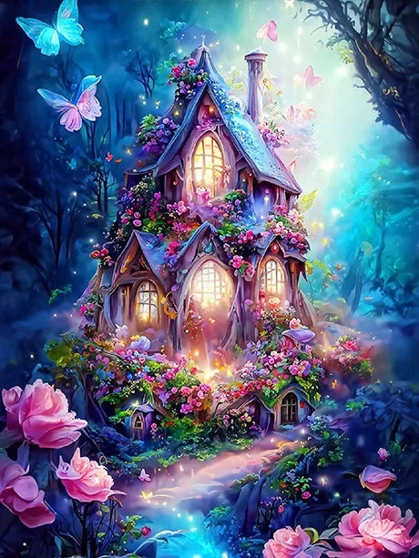 Fairytale Hideaways – AB & Fairy Dust Castle Collection Diamond Painting Kit