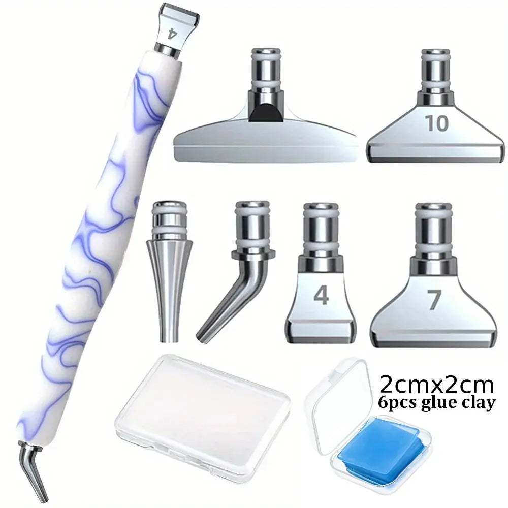 SparkCraft Resin Diamond Painting Pen & Metal Tip Set