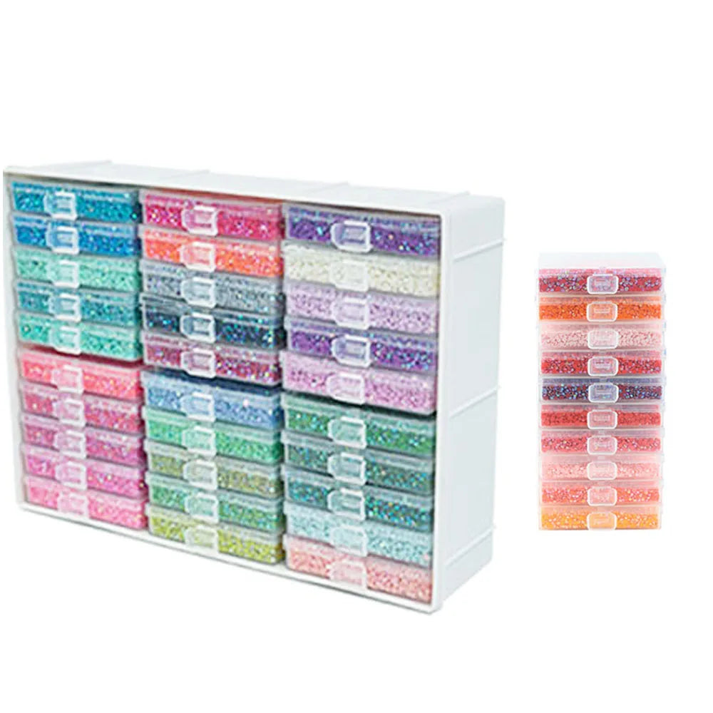ColorStation 30-Piece Diamond Painting Tray Set