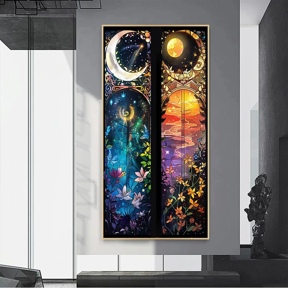 Sun & Moon Landscape Diamond Painting Collection