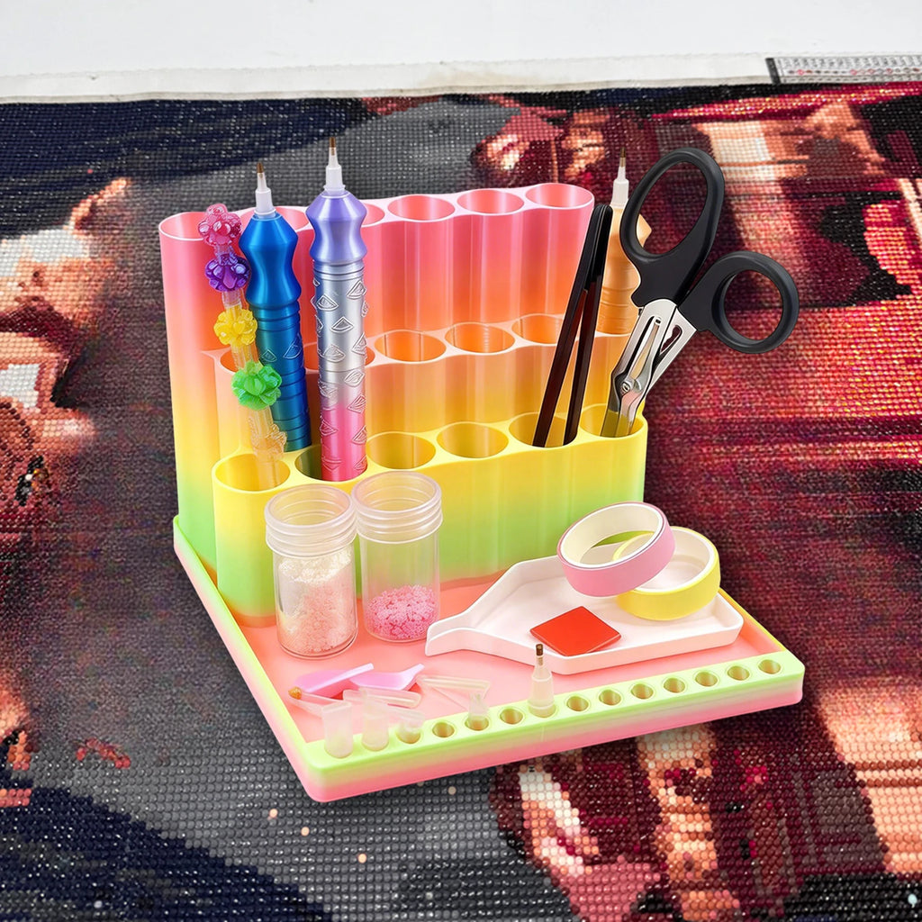 PrismDesk Diamond Painting Pen Holder & Tool Organizer