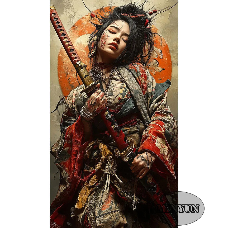 Kimono Reverie – Japanese Beauty Diamond Painting Collection