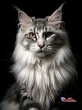 Majestic Maine Coons – Cat Diamond Painting Collection