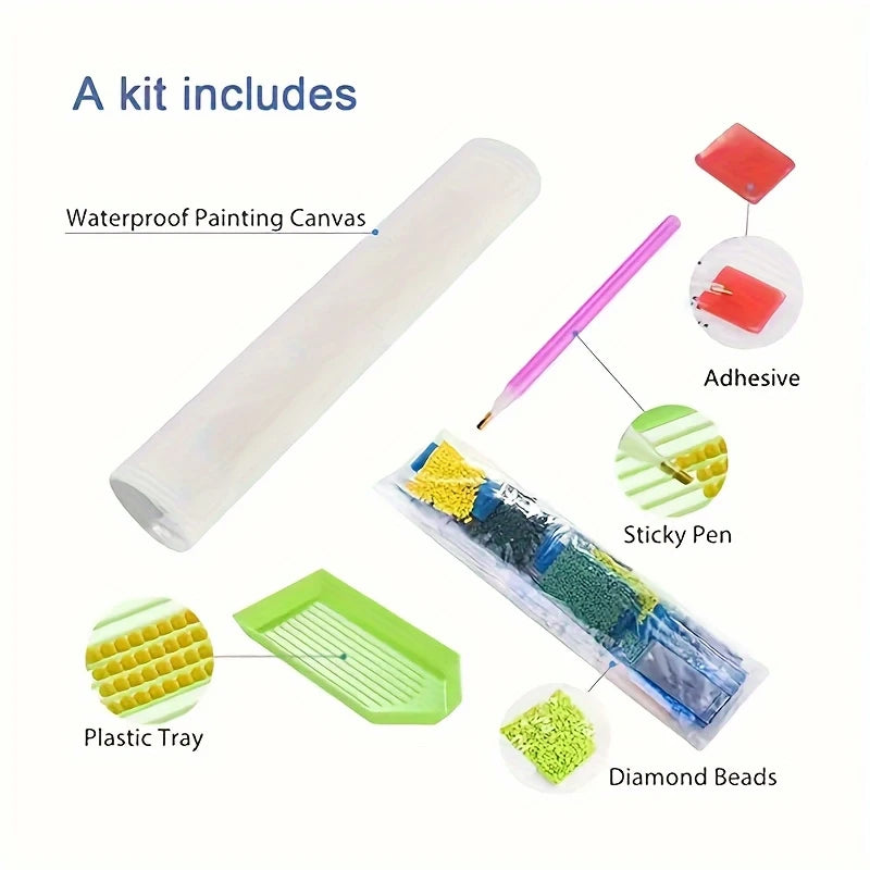 Anti-Social Butterfly Skeleton Diamond Painting Kit