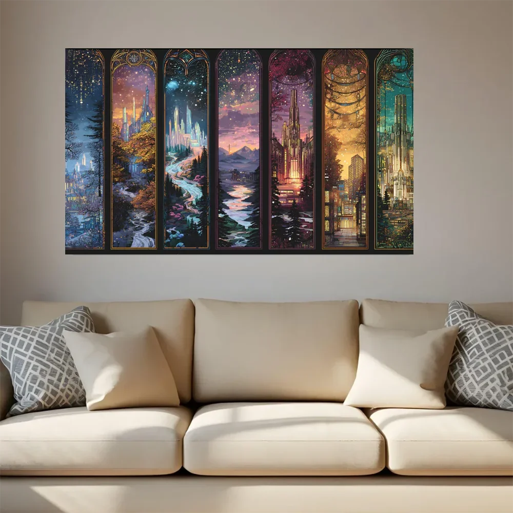 Starlight Kingdom – Fantasy City Diamond Painting Kit