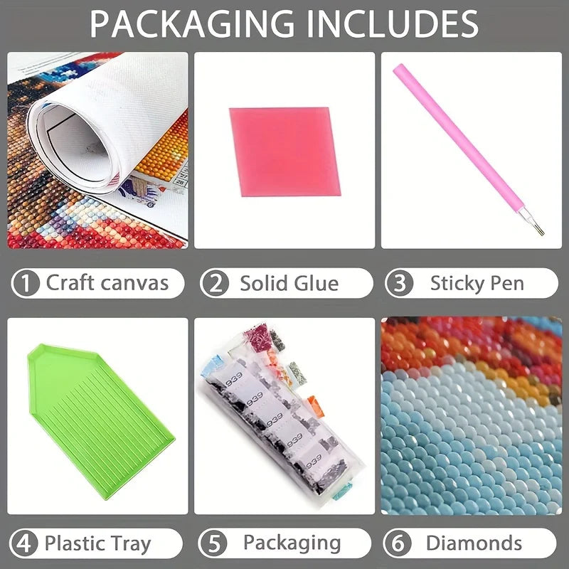 Enchanted Sakura Forest Diamond Painting Kit
