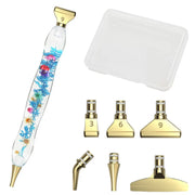 Botanical Spark – Resin Diamond Painting Pens & Tray option Gold 2