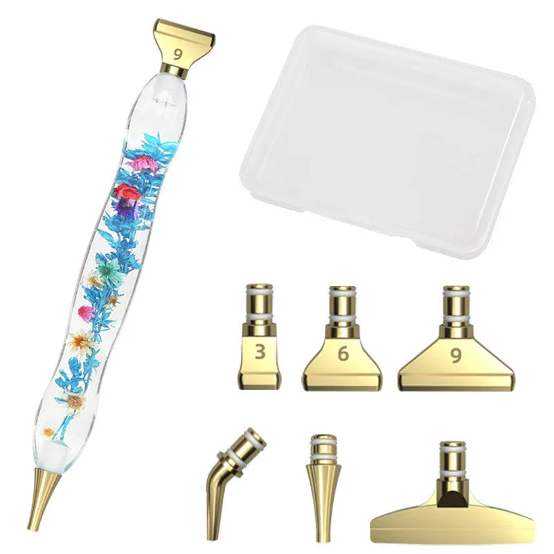 Botanical Spark – Resin Diamond Painting Pens & Tray
