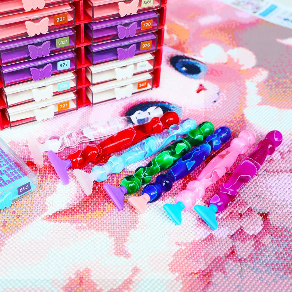 TwistTip Resin Diamond Painting Pen – Metal or Plastic Tip Options