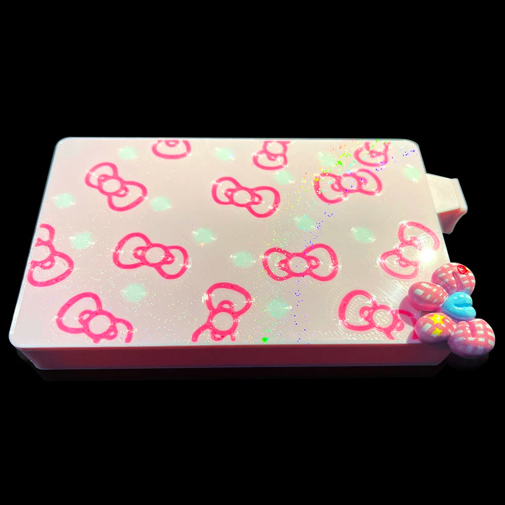 Blush Bow – Magnetic-Lid Diamond Painting Tray