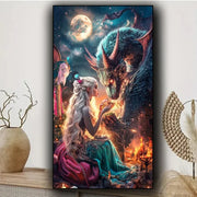 Dragon Queen Fantasy Diamond Painting Collection artwork design EMG31066