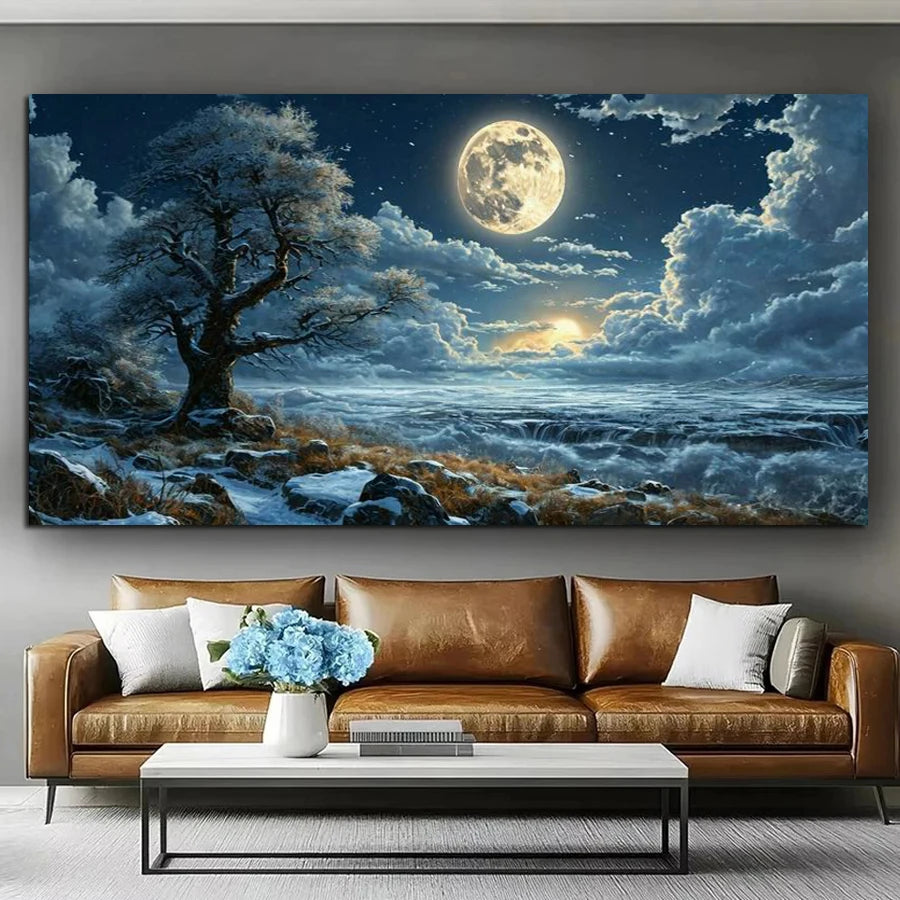 Moonlit Waters – Lake Landscape Diamond Painting Collection