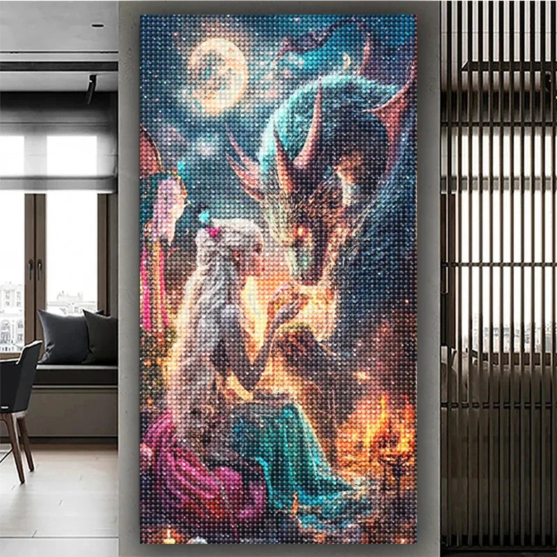 Dragon Queen Fantasy Diamond Painting Collection