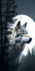 Wildwood Wolves – Abstract Wolf Diamond Painting Collection