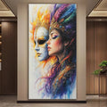 Feathered Reverie – Fantasy Portrait Diamond Painting Kit