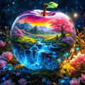 Enchanted Worlds – Glass Landscape Diamond Painting Collection