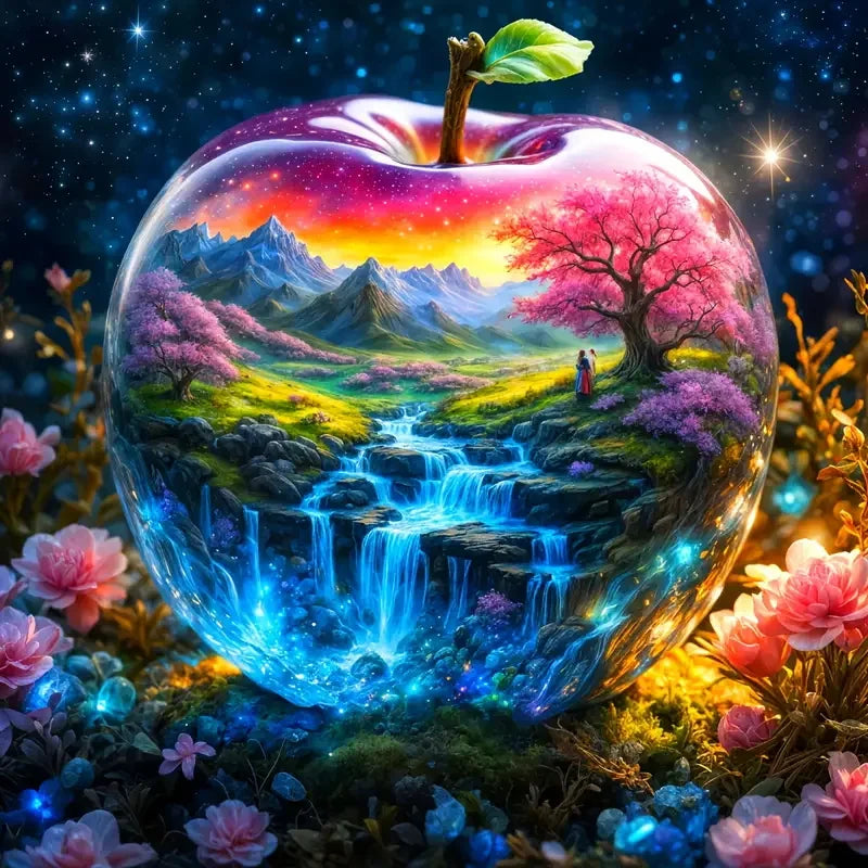 Enchanted Worlds – Glass Landscape Diamond Painting Collection