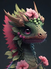 Enchanted Baby Dragons AB & Fairy Dust Diamond Painting Collection artwork design HKQTA240-20